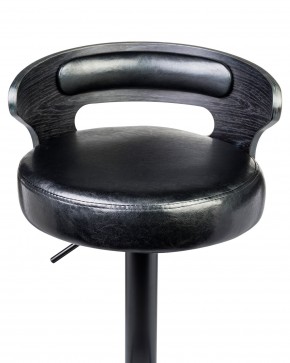 Стул барный DOBRIN FRED BLACK, чёрное дерево, чёрный в Нягани - nyagan.mebel24.online | фото 5