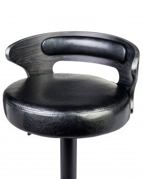 Стул барный DOBRIN FRED BLACK, чёрное дерево, чёрный в Нягани - nyagan.mebel24.online | фото 6