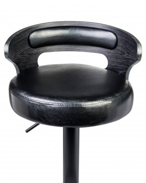 Стул барный DOBRIN FRED BLACK, чёрное дерево, чёрный в Нягани - nyagan.mebel24.online | фото 8