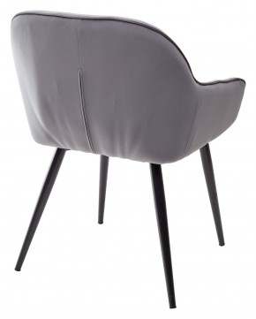 Стул BREEZE BLUVEL-14 GREY, велюр / черный каркас М-City в Нягани - nyagan.mebel24.online | фото 2