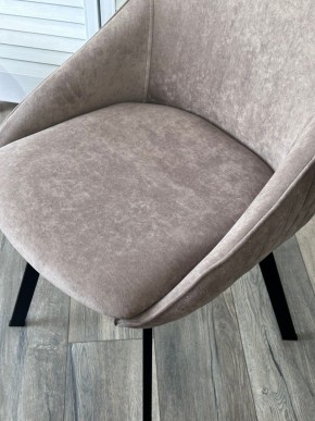 Стул CASA, 360 град. поворот. B5 Капучино, велюр / черный каркас,М-City в Нягани - nyagan.mebel24.online | фото 3
