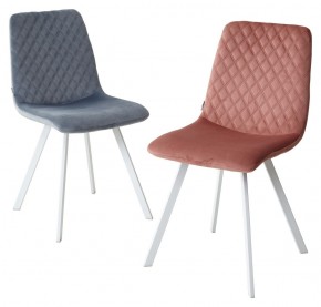 Стул DAIQUIRI BLUVEL-52 PINK / белый каркас, велюр М-City в Нягани - nyagan.mebel24.online | фото 2