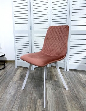 Стул DAIQUIRI BLUVEL-52 PINK / белый каркас, велюр М-City в Нягани - nyagan.mebel24.online | фото 7