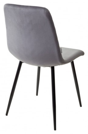 Стул DUKE BLUVEL-14 GREY, велюр / черный каркас М-City в Нягани - nyagan.mebel24.online | фото 3