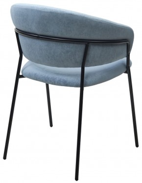 Стул ГЕММА, цвет RAIN 13 blue, велюр / черный каркас М-City в Нягани - nyagan.mebel24.online | фото 9