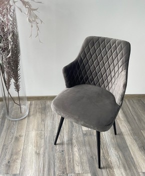 Стул HERMAN 360 град. ГРАФИТ #14, велюр / черный каркас М-City в Нягани - nyagan.mebel24.online | фото 3