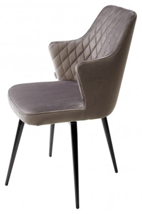 Стул HERMAN 360 град. ГРАФИТ #14, велюр / черный каркас М-City в Нягани - nyagan.mebel24.online | фото 4