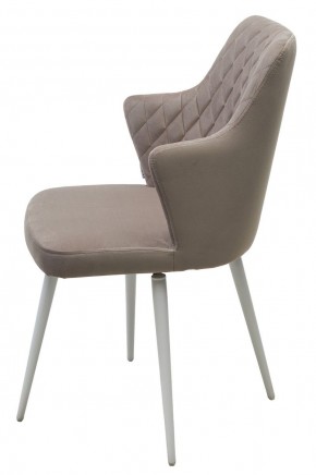 Стул HERMAN 360 град. ЛАТТЕ #25, велюр / белый каркас М-City в Нягани - nyagan.mebel24.online | фото 6