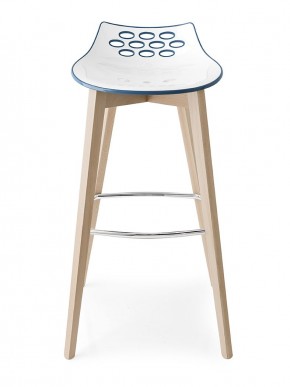 Стул JAM W CB/1487, ash.P12 smoke/ P799-P12P WHITE/ GLOSSY SKY BLUE в Нягани - nyagan.mebel24.online | фото