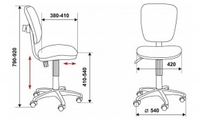 Стул компьютерный Бюрократ CH-204NX/26-28 черный в Нягани - nyagan.mebel24.online | фото