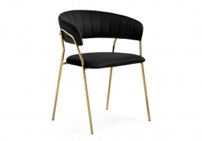 Стул на металлокаркасе Kamelia 1 black / gold в Нягани - nyagan.mebel24.online | фото 1