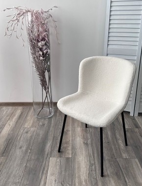 Стул RIYA UF992-01 Белый, teddy / черный каркас М-City в Нягани - nyagan.mebel24.online | фото 5