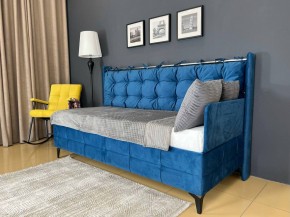 СВЕТЛАНА 3 Кровать линейная (Синий) в Нягани - nyagan.mebel24.online | фото 2