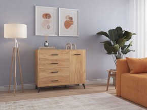 СВЕТЛАНА LOFT Комод-тумба  (дуб золотой) в Нягани - nyagan.mebel24.online | фото 3