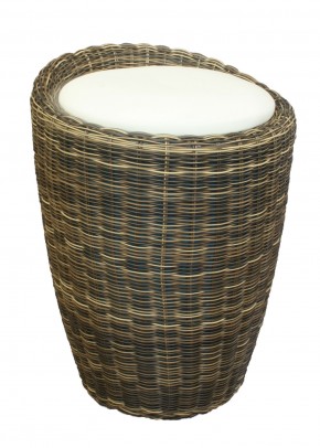 Табурет с местом для хранения LM-1100Rattan, кремовый в Нягани - nyagan.mebel24.online | фото