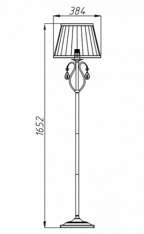 Торшер Maytoni Brionia ARM172-11-G в Нягани - nyagan.mebel24.online | фото 2