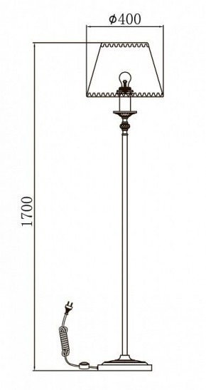 Торшер Maytoni Soffia RC093-FL-01-R в Нягани - nyagan.mebel24.online | фото 3