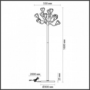 Торшер Odeon Light Gardi 5090/12F в Нягани - nyagan.mebel24.online | фото 5