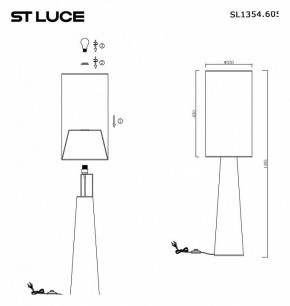 Торшер ST-Luce Jackie SL1354.605.01 в Нягани - nyagan.mebel24.online | фото 5