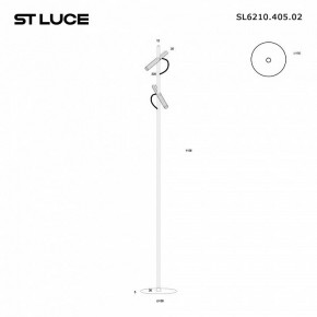 Торшер ST-Luce LILT SL6210.405.02 в Нягани - nyagan.mebel24.online | фото 2