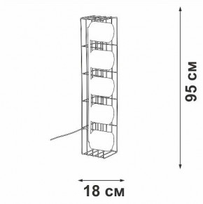 Торшер Vitaluce V3019 V3019-1/5P в Нягани - nyagan.mebel24.online | фото 4