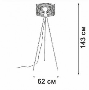 Торшер Vitaluce V3099 V3099-1/1P в Нягани - nyagan.mebel24.online | фото 4