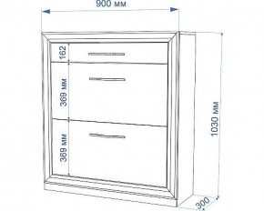 Тумба для обуви Нобиле ОБВ-90 в Нягани - nyagan.mebel24.online | фото 4