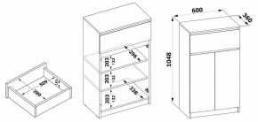 Тумба для обуви ТП-12 в Нягани - nyagan.mebel24.online | фото 4