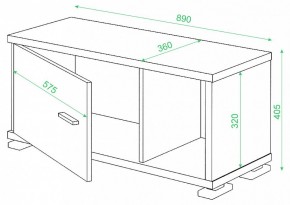 Тумба комбинированная Домино СБ-30/1 в Нягани - nyagan.mebel24.online | фото 3