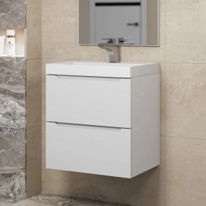 Тумба под раковину Uperwood Tanos 50 см, подвесная, белая матовая в Нягани - nyagan.mebel24.online | фото