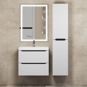 Тумба под раковину Uperwood Tanos 60 см, подвесная, белая/графит в Нягани - nyagan.mebel24.online | фото 13