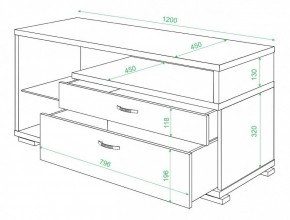 Тумба под ТВ Домино нельсон ТК-10М в Нягани - nyagan.mebel24.online | фото 2