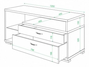 Тумба под ТВ Домино ТК-10 в Нягани - nyagan.mebel24.online | фото 2