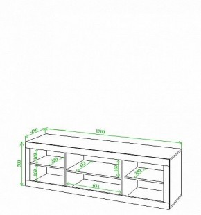 Тумба под ТВ Toivo Кон170 в Нягани - nyagan.mebel24.online | фото 2