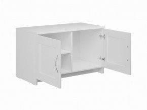 Тумба СИРИУС двухдверная низкая, цвет белый в Нягани - nyagan.mebel24.online | фото 2
