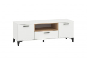 Тумба ТВА НМ 013.43 "Bergen" (Белый/Дуб бунратти) в Нягани - nyagan.mebel24.online | фото