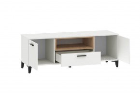 Тумба ТВА НМ 013.43 "Bergen" (Белый/Дуб бунратти) в Нягани - nyagan.mebel24.online | фото 2