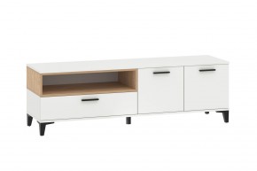 Тумба ТВА НМ 013.44 "Bergen" (Белый/Дуб бунратти) в Нягани - nyagan.mebel24.online | фото