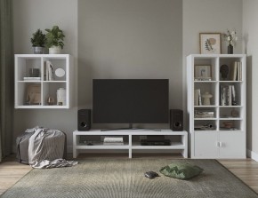 ТВ-тумба Энкель ТВ16, тамбурат, цвет белый в Нягани - nyagan.mebel24.online | фото 4