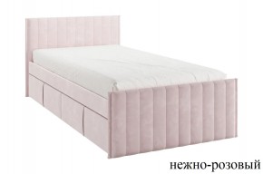 ТВИКС Кровать с ящиками 900 (нежно-розовый) в Нягани - nyagan.mebel24.online | фото