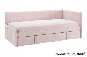 ТВИКС Кровать (тахта) с ящиками 900 (нежно-розовый) в Нягани - nyagan.mebel24.online | фото