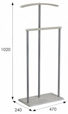 Вешалка для костюма Дэви 1 в Нягани - nyagan.mebel24.online | фото 13