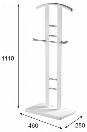 Вешалка для костюма Галант 321 в Нягани - nyagan.mebel24.online | фото 10