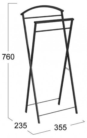 Вешалка для костюма Контур в Нягани - nyagan.mebel24.online | фото