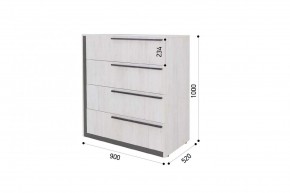 ВИНТЕР - 8 Комод 4 ящика в Нягани - nyagan.mebel24.online | фото 4