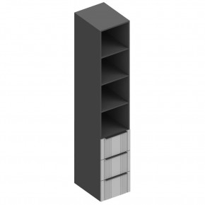 ВИТА Пенал с 3 ящиками в Нягани - nyagan.mebel24.online | фото 1