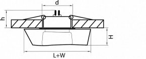 Встраиваемый светильник Lightstar Flutto 006430 в Нягани - nyagan.mebel24.online | фото 3