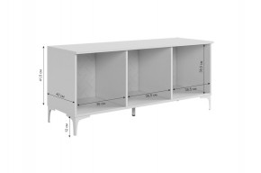 ЗЕФИР Гостиная К1 (белое дерево/белый муар) в Нягани - nyagan.mebel24.online | фото 4