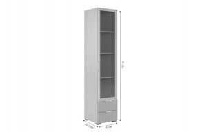 ЗЕФИР Гостиная К1 (белое дерево/белый муар) в Нягани - nyagan.mebel24.online | фото 5