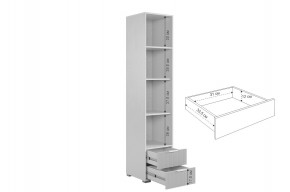 ЗЕФИР Гостиная К1 (белое дерево/белый муар) в Нягани - nyagan.mebel24.online | фото 6